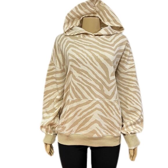 Victoria’s Secret Pink Pullover Sweatshirt zebra - Picture 1 of 14